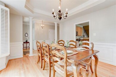 Formal Dining Room With View of the Foyer