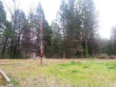 Electricity from power pole on the lot.