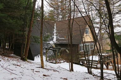 Nice view of the surrounding hills from the deck a