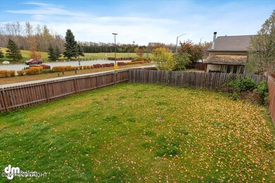 Fenced back yard