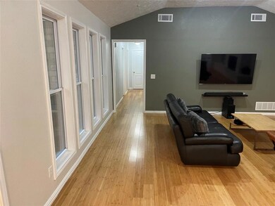 Living room leading to hallway
