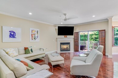 Cozy up in front of the fireplace!