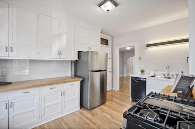 Kitchen -New Energy efficient stainless steel refrigerator and existing high end Bosch dishwasher