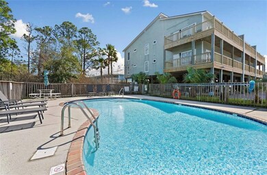 Fenced community pool
