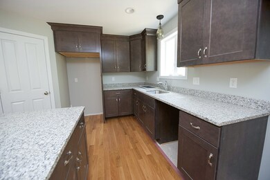 Soft close cabinets with granite top