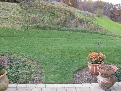 Yard/Garden. Flat backyard with greenspace behind 