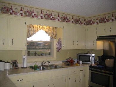 This home offers a large kitchen with lots of cabinets