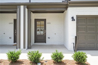 Entrance to property with a garage