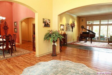 Beautiful entry leads to formal living area w/floo