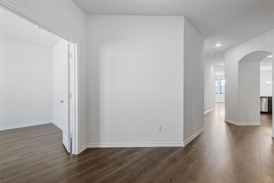 Open layout with home office space off of entryway.