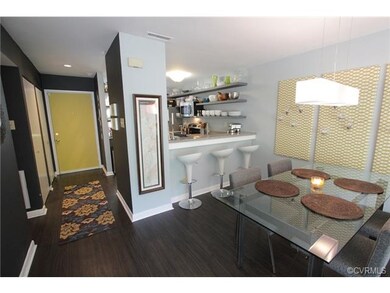 View of Foyer, Dining Room and Kitchen