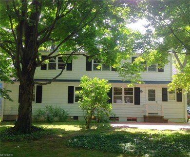 Back view of house