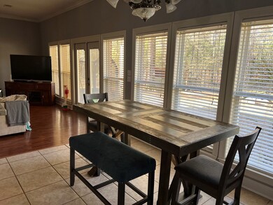 Light and bright eating area