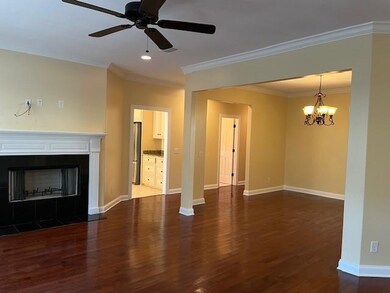 Living room and formal dinning room