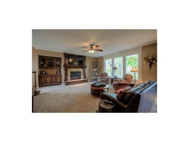 Spacious great room with tons of natural light and