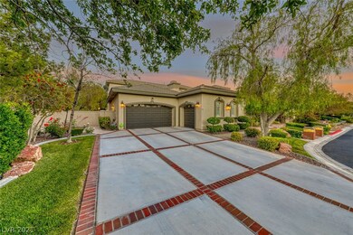 Oversized driveway & 3 car garage
