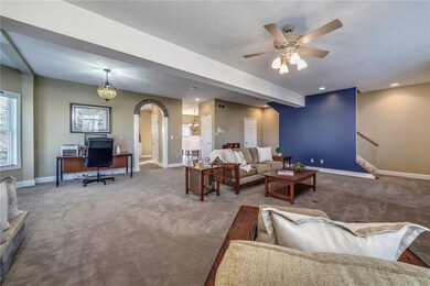 Sizable living room perfect for entertaining with