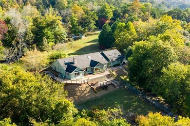 Aerial of home and decks