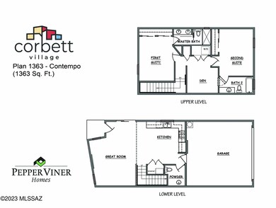 Corbet Village floor Plans MINI 1363 4-2