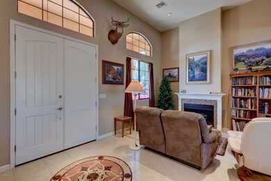Living Room with Fireplace