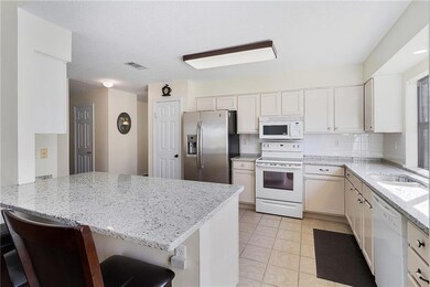 View of Kitchen from the Den.