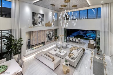 Great Room in Residence 3 Model Home