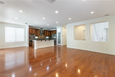 open concept kitchen great room