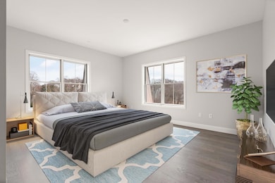 staged bedroom unit 409
