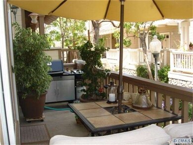 One of two balconies