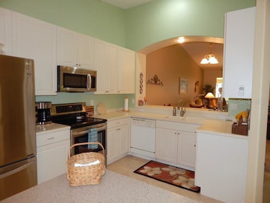 A great kitchen with solid-surface counters, new S