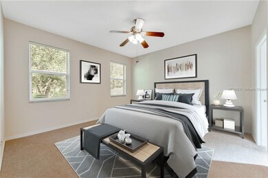 MASTER SUITE. Virtually staged.