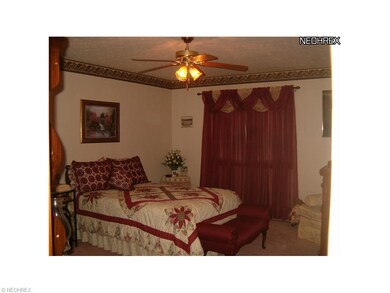 Large master bedroom with walk-in closet in main h