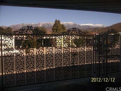 from inside carport gate