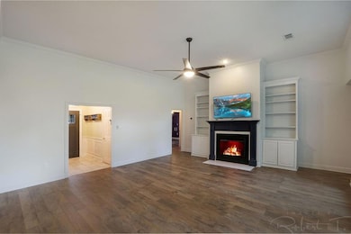 Beautiful fireplace with built ins on both sides