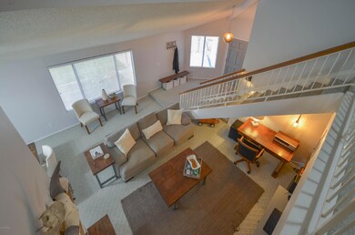 A bird's eye view with skylight