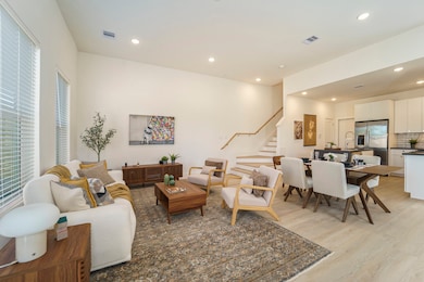 Model Home - 1st Floor. Living, Dining & Kitchen