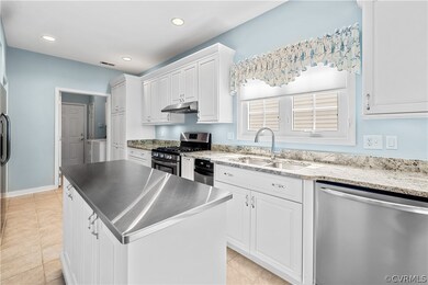 Island w/Stainless Steel counter