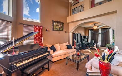 Living Room with view of Dining Room