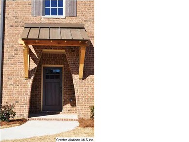 Beautiful entrance with metal roof