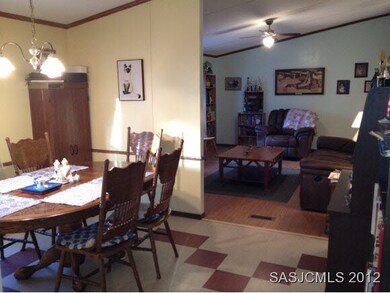 View from Kitchen thru dining
