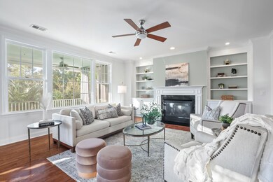 Living Area with Gas Fireplace