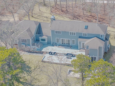 2nd Drone Shot back of property abuts Sheriffs Meadow Trails