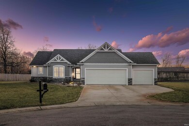 Spacious 3 Car Garage.