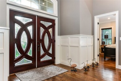 Inside entryway
