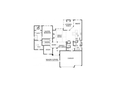 Floor plan may differ from actual built home.  For