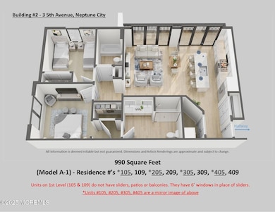 Building #2 - Overhead Floor Plan A-1 MA