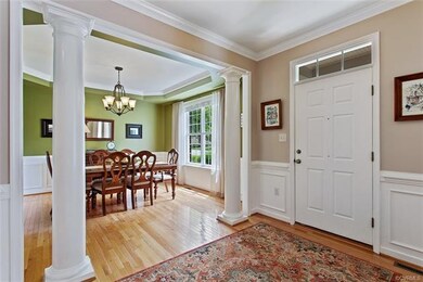 Foyer view to Dining Room.