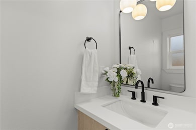 Powder room on first floor