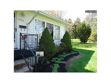 Well landscaped yard.