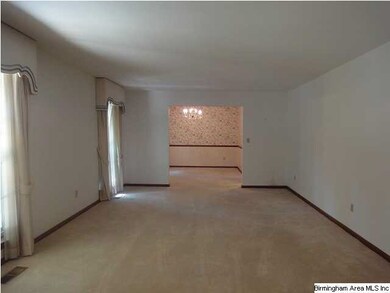 Formal living room and dining room....